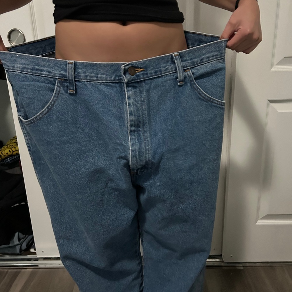 Men's Baggy Blue Jeans